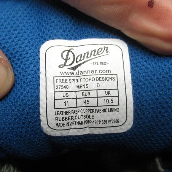 Danner x TopoMens 11D Boot Blue Free Spirit Gore-Tex Waterproof Hike RARE NEW